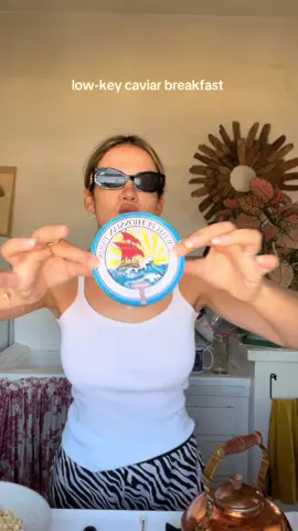 Breakfast of champions  Thank you to my friend Leah 🐟  #caviar #breakfastideas #caviartok #breakfastrecipes #caviarlovers 