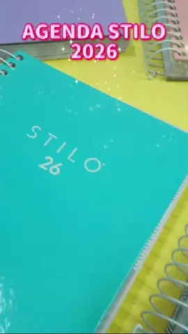 Agenda Stilo 2026. Capa dura, 352 páginas. Visão diária, exceto  sábado e domingo. Planejamento mensal e anual.
