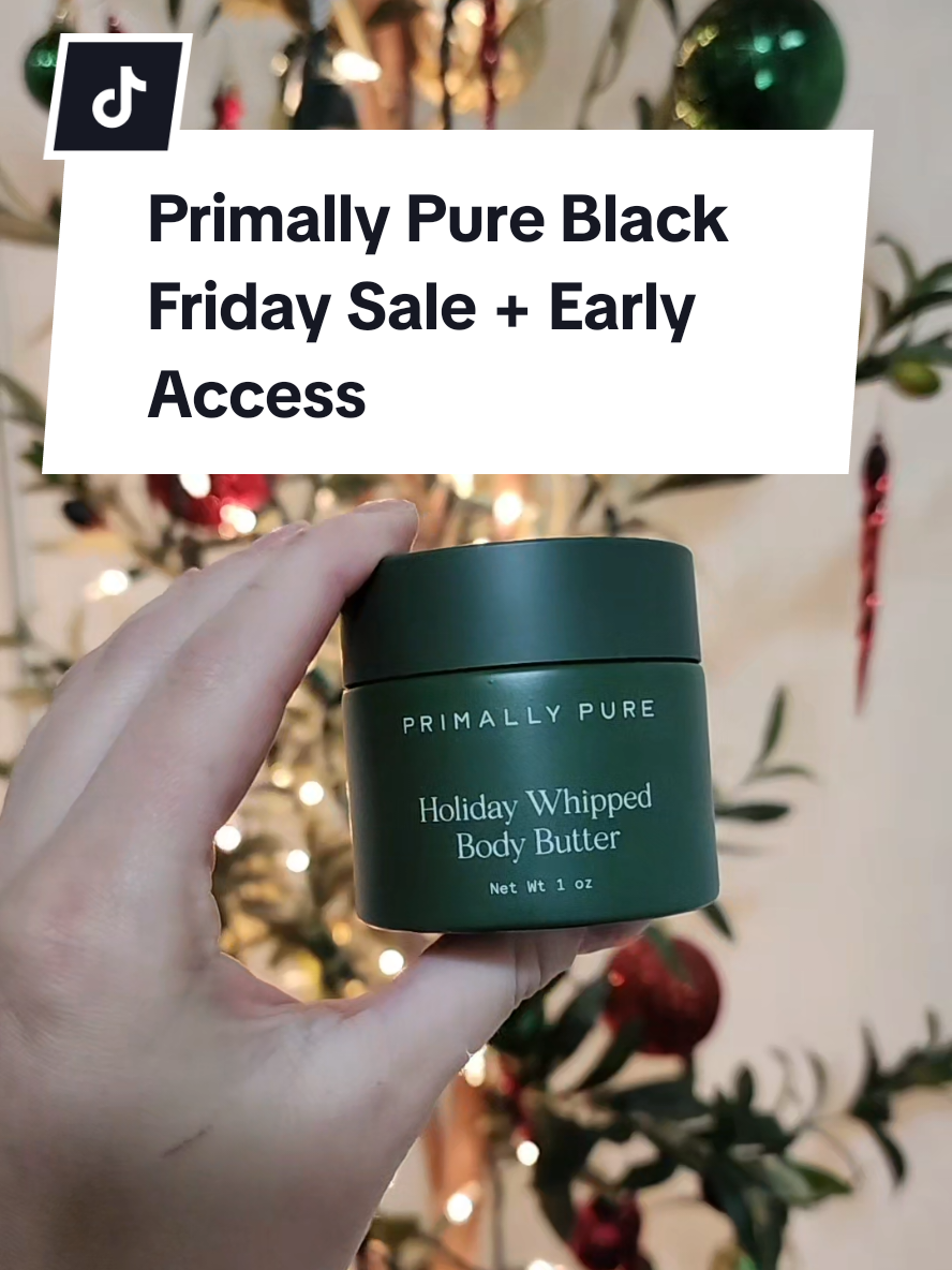 Leave a comment or send me a DM if you'd like early access to the sale + my 25% off code! 💚 @primallypure #primallypure #blackfriday #cleanskincare #greenbeauty #holidaysale 