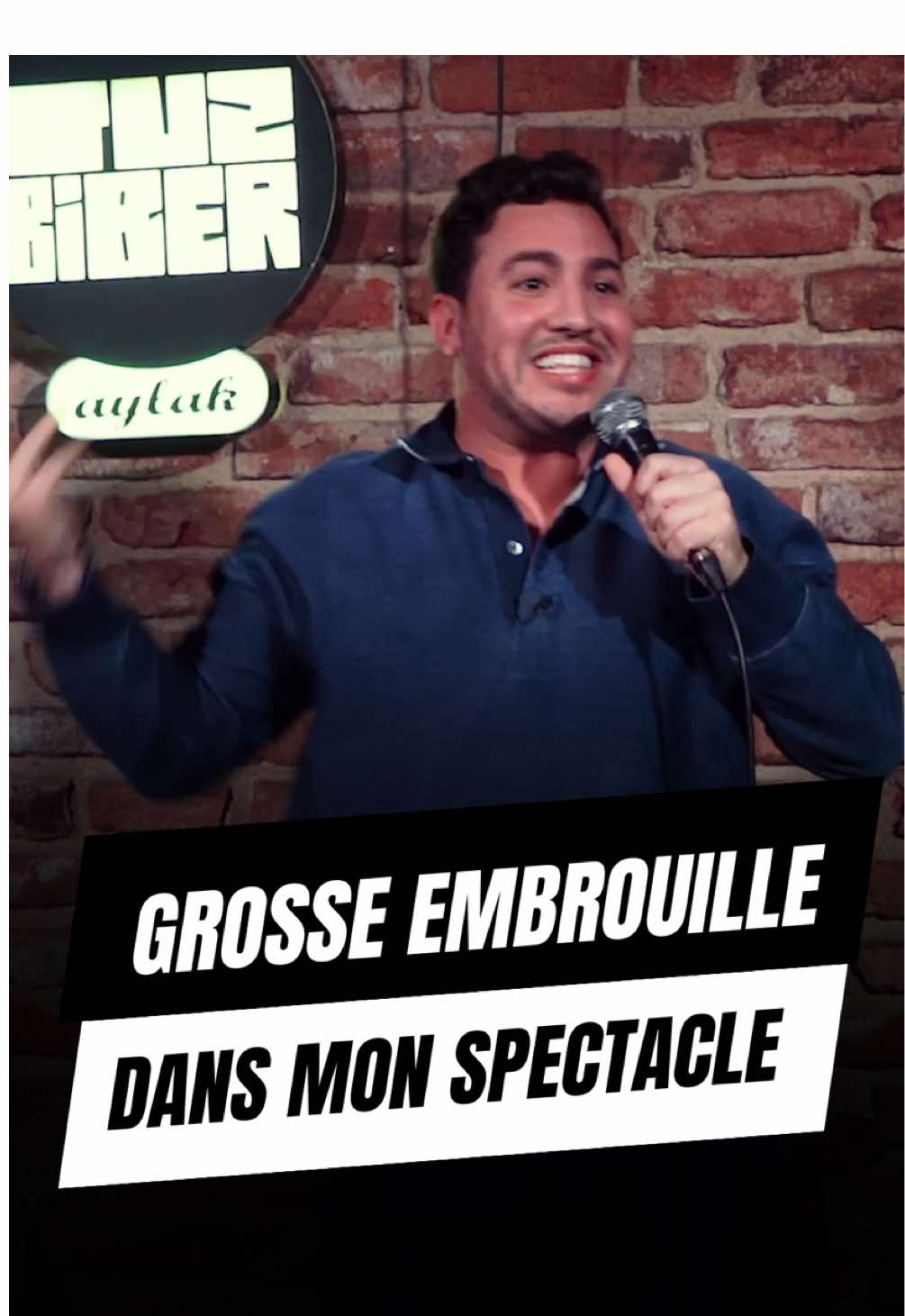 GROSSE EMBROUILLE DANS MON SPECTACLE 😂 Rendez-vous tout les week-ends au spectacle sur paris 🎫 #amineradi #humour #rire #standupcomedy 