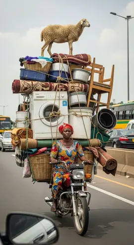 Where’s she going with all that loads? #creatorsearchinsight #short #creative 