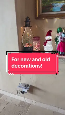 Decorate with ease!  #outletextender #outletextension #usboutlet #christmasdecorating #TikTokShopBlackFriday