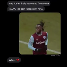 “He wins that ball so much”💔🥹 #awb #manutd #wingback #edit #westham 