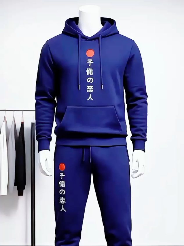 Setelan hoodie + jogger tulisan jepang satu set hoodie dan jogger bahan flecee tebal Katun Lengan panjang #fyppppppppppppppppppppppp #setelanmurah #hoodie #jaket #jogger 