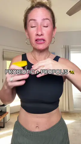 Meet the Beekeeper’s Naturals Gut Health Probiotic with Propolis — a daily wellness boost made to support digestion, balance, and overall gut comfort. Powered by clean ingredients, bee propolis, and targeted probiotics, this formula helps busy women feel lighter, less bloated, and more energized from the inside out. ⸻ 🟡 5 Benefits  	1.	Supports a healthy gut microbiome with targeted probiotic strains. 	2.	Helps promote everyday digestive comfort so you can feel your best. 	3.	Features propolis, a naturally powerful ingredient used for centuries to help support wellness. 	4.	Provides a clean, simple routine — no fillers, artificial flavors, or unnecessary ingredients. 	5.	Great for busy moms, helping you feel more balanced and aligned throughout the day. *Not Medical Advice* #beekeeper #propolis #probioticsforwomen #womenover40 #womenover40ontiktok @Beekeeper's Naturals 