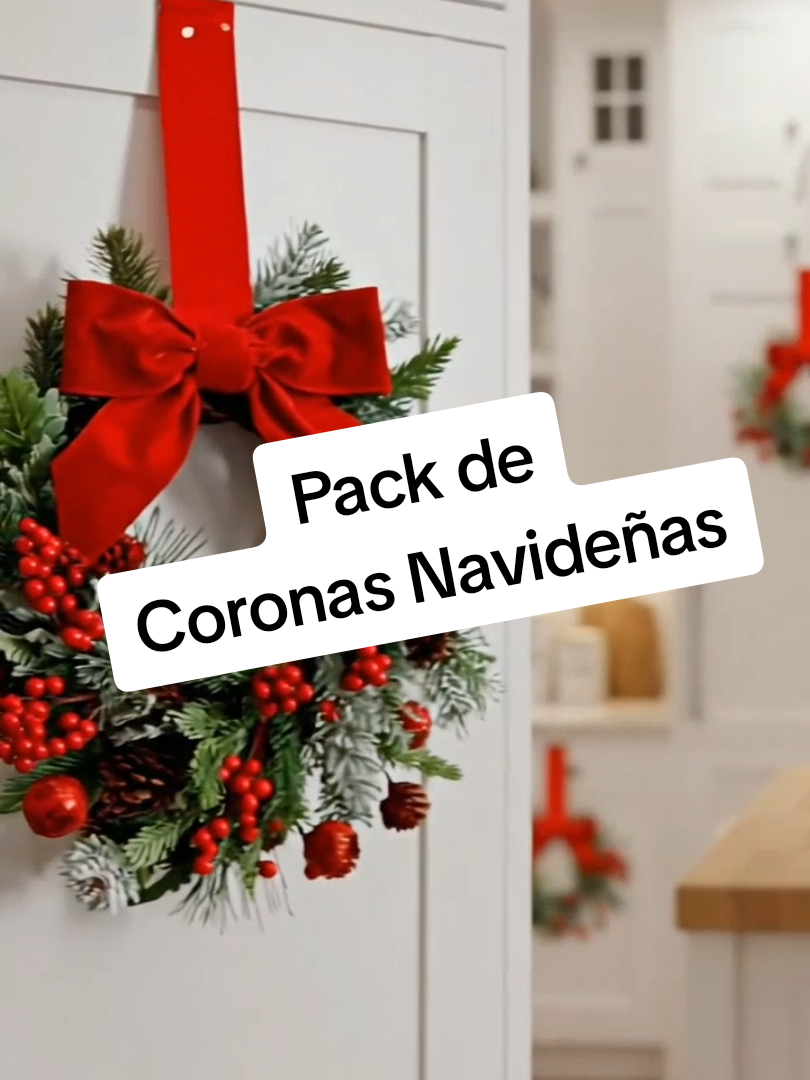 #tiktokshopblackfriday #christmasdecor #christmaswreaths #coronanavideña #decoracionnavideña 