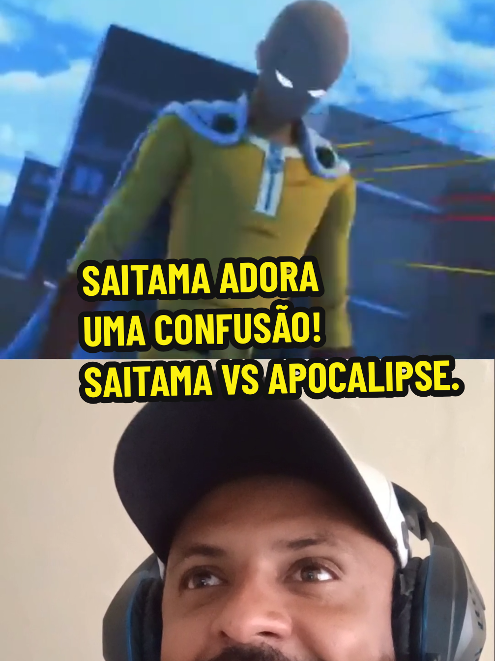 Faaalllaa meus queridos Geeks! O vídeo de hoje vai para uma patamar mais destrutivo ainda. E se o Saitama resolvesse enfrentar o Apocalipse? Sim o Doomsday! Vem ver essa luta comigo. 😁 #saitama #doomsday #apocalypse #animes #dc 