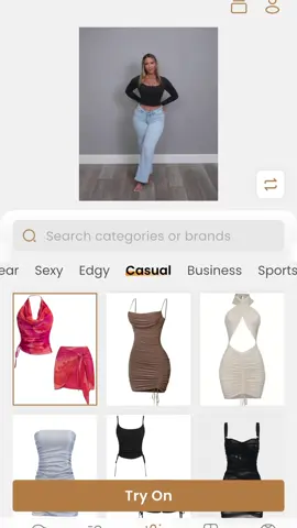 The best app to try on clothes virtually! #dlookapp #dlooktryon #virtualtryon #viral #fyp 