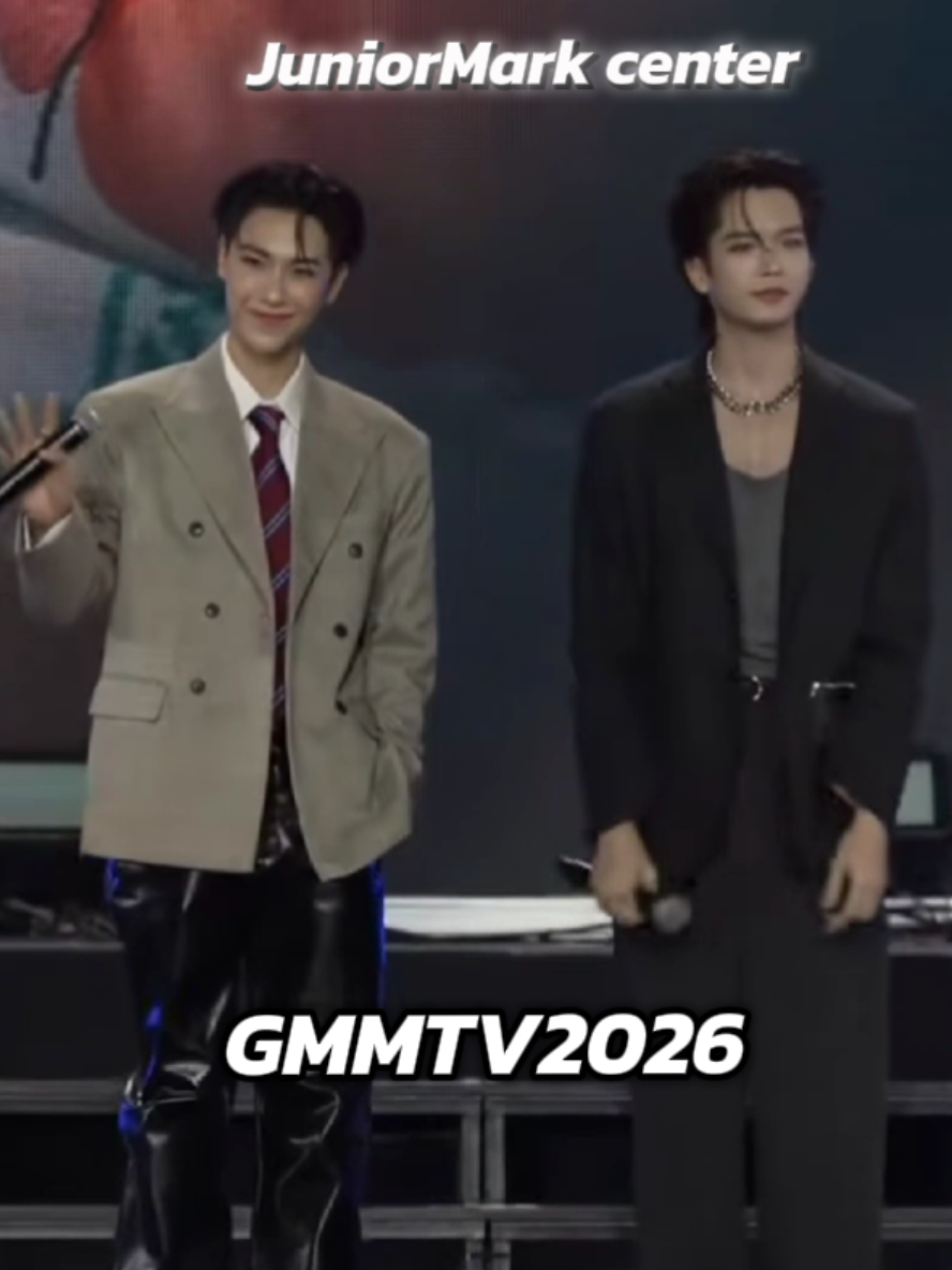 Finally 😭 so proud of you 💙💛 JUNIORMARK NEXT VIBES 2026 #GMMTV2026  #junniorrs #markjrtn #JuniorMark #จูเนียร์มาร์ค @junniorrs @Markjrtn 