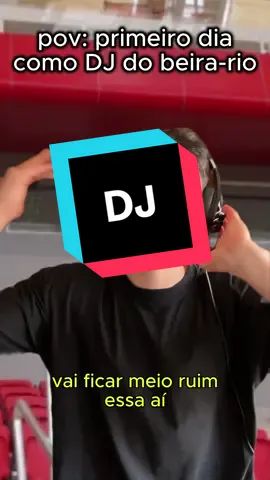 pov: primeiro dia como DJ do beira-rio. #futebol #futebolbrasileiro #internacional #santos #gremio 