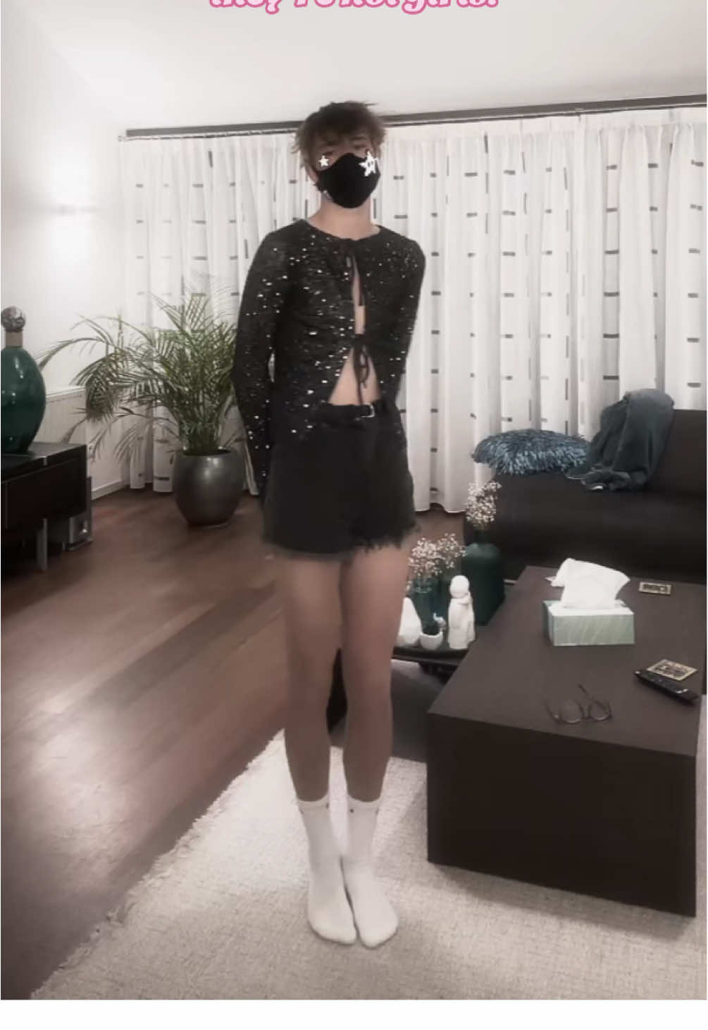 No boobs 😔 #femboy #fyp #girl #boykisser #roseboy 