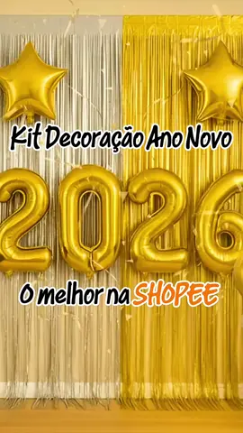 Kit Decoração Ano Novo 2026 Comente 