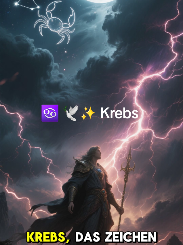 ♋️ 🕊️✨ Krebs zeigt hier seine brutalste Energie. Erkennst du dich darin wieder? ✨🔥 #krebs #sternzeichen #astrologie #goetter #foryou