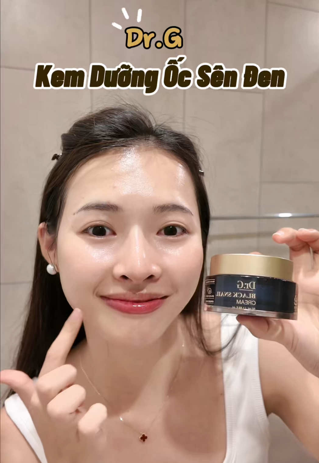 Kem dưỡng này sài cực mê mà hot ở Hàn lắm nha #drg #kemduongdrg #drgblacksnailcream #kemduongocsen #drgvietnam 