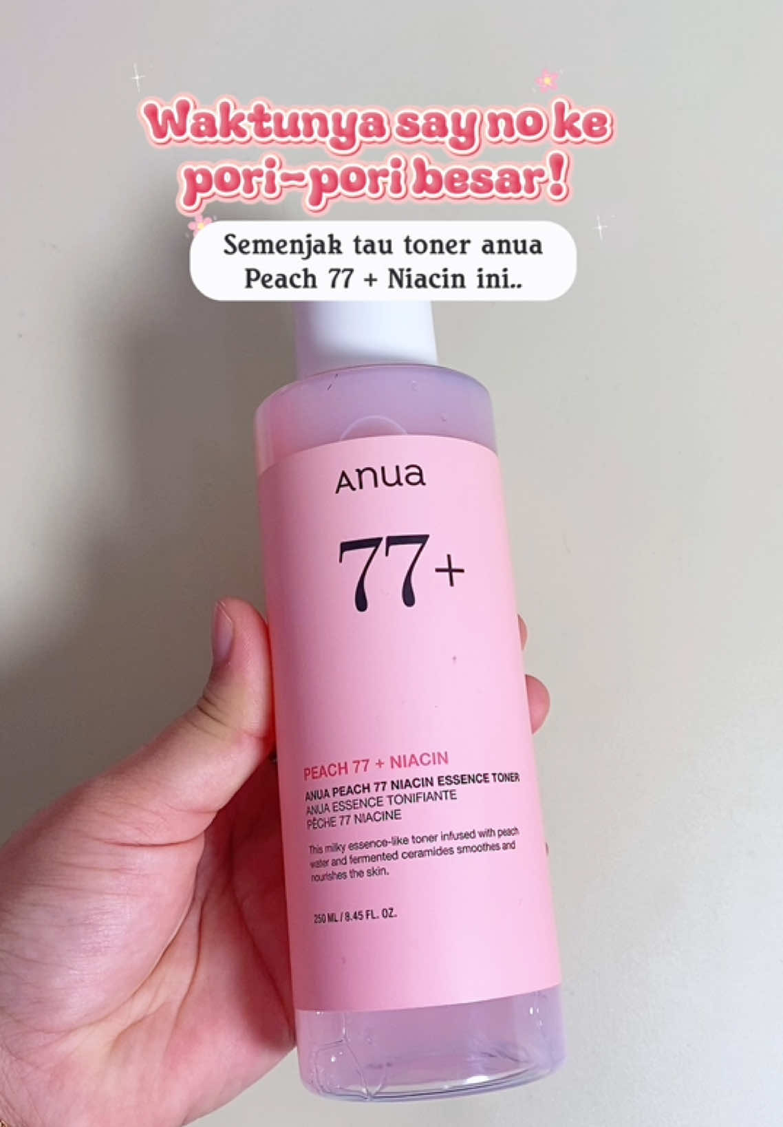 Anua Peach Niacin Essence Toner #anua 