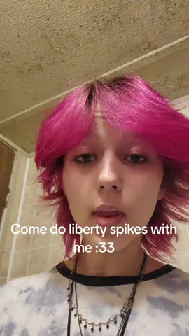 ill post the full reveal of them laterrr #tut #libertyspikes #alt #punk #pinkhair