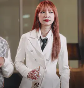 i hope they don’t change her outfits because she looks so good in suits, she’s so fine it hurts.  editing the series i’m more exited for. gmmtv2026. (this is the first one)  yes i reposted this but you saw nothing 🤫 #enemieswithbenefits #janhae #jingjingyu #glseries #wlw 