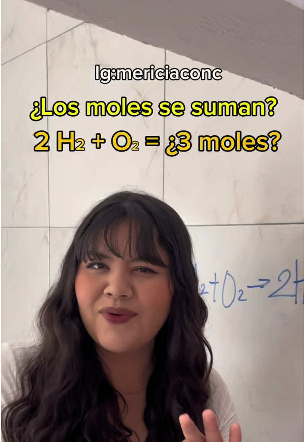 ¿Los moles se suman? #quimica #química #escuela #estudiantes #quimicaorganica 