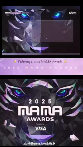 ✨️ Taehyung ai 2025 MAMA Awards ✨️ Non potrei essere più orgogliosa… Taehyung è ufficialmente nominato ai MAMA Awards 2025 con Winter Ahead, il brano più elegante, caldo e poetico ❄️💙 È stato nominato in due categorie importantissime: 💫 Best Collaboration — “Winter Ahead” (con Park Hyo-Shin) 💫 Song of the Year — “Winter Ahead” (Daesang) La categoria più prestigiosa di tutte… e lui c’è! 🥹🤍 📅 Quando si terranno i MAMA 2025? 28 e 29 novembre 2025 Due giorni di emozioni… e io sono già con il cuore in gola solo al pensiero. Taehyung merita tutto questo… e molto di più. 🫶✨ Incrociamo le dita per lui.✨️🤞 Le categorie in cui Taehyung è nominato — Best Collaboration e Song of the Year (Daesang) — dipendono principalmente dalla giuria interna e dai risultati di streaming/download, quindi non è un voto diretto dei fan. Ma il tifo dei fan conta sempre ❤️ Sappiamo quanto Taehyung tiene a noi! Incrociamo le dita insieme 🤞✨ #KimTaehyung #taehyung #WinterAhead #2025MAMA #BTSV 