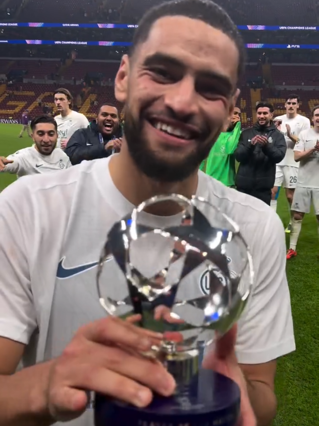 آدم زرقان أفضل لاعب في مباراة سان جيلواز ضد غالاتا سراي بدوري أبطال أوروبا 🏆🇩🇿