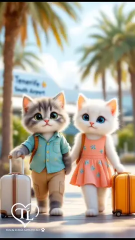 Tom & Luna’s Adventures 🐾  Tenerife, Spain ✨ Original creation made by me 💕 Every story, outfit, and scene is part of my own project. Follow Tom & Luna as they travel the world 🌍 #TomAndLuna #MyOriginalContent #TravelStory #fyp 