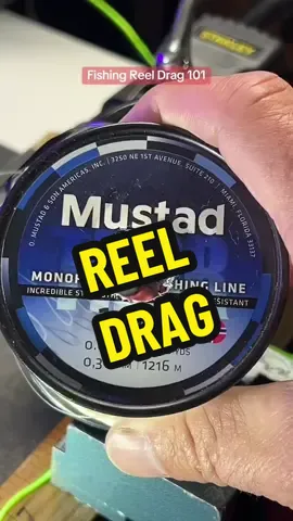 Fishing Reel Drag #fishing #fishingtips #fishingvideos To set your fishing reel drag, you must first find the drag adjuster knob and then use a spring scale to tighten the drag to approximately 20-30% of your line's breaking strength. You can also set it by feel, using a rule of thumb that when the drag is correctly set, it should allow a fish to pull line out before your line breaks.  