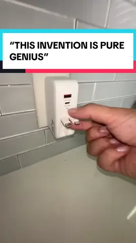 Makes charging SO much more organized #organizedhome #wallcharger #phonecharger #homeimprovement #organization 