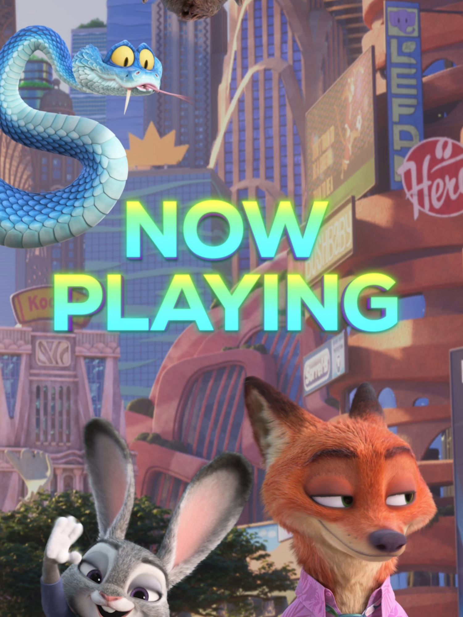 TODAY'S THE DAY‼️ #Zootopia2 is now playing in a theater near zoo! Get your tickets NOW 🎟️: link in bio