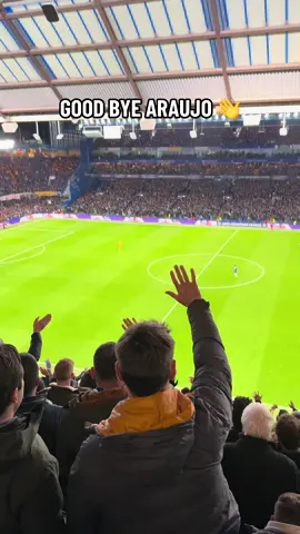 Good bye ARAUJO 👋 #chelsea #championsleague #barcelona #araujo #chelseafc 