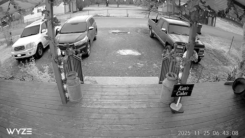 By far one of the worst ways to start my day, don't worry though I'm perfectly fine 😅 #idahoweather #wyzecam 