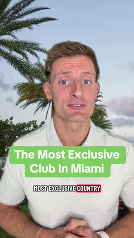 The most exclusive country club in Miami The concours club The perfect club for car lovers#greenscreen 