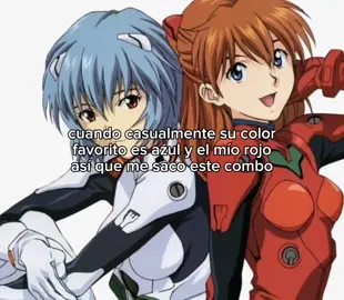 #blue #red #anime #evangelion #nerd 