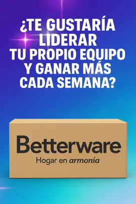 ¿Te gustaría ganar más cada semana y formar tu propio equipo? En mi equipo no empieza sola: Te enseño paso a paso y tienes asesoras que te acompañan. Escribeme por Whatsapp. https://wa.me/2291387760 #BetterwareMexico #crecimientopersonal #ingresoextra #emprendedesdecasa #reddeventas 