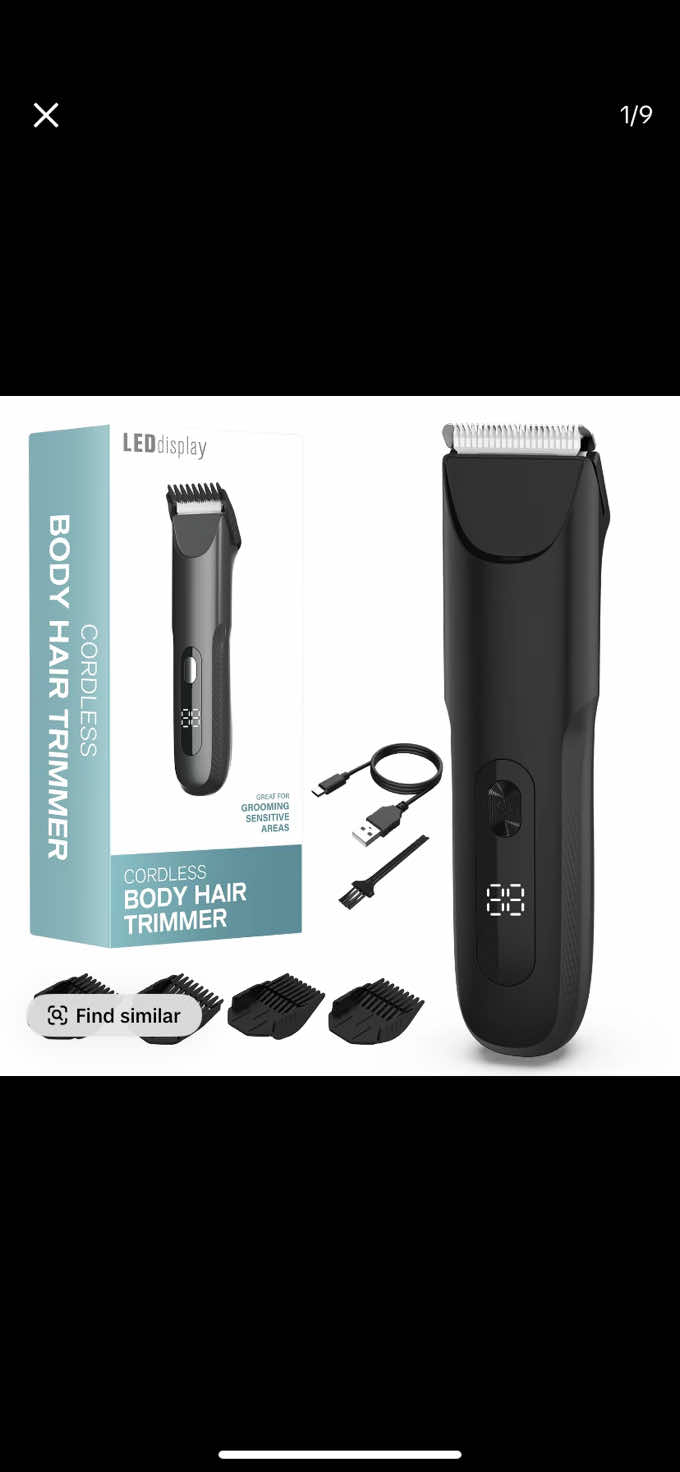 #Men's Electric Body Hair Trimmer Rechargeable Cordless with Smart#flashsale #blackfriday #tiktokshop #foryoupage 