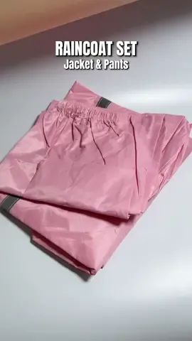 Ang unpredictable din kasi ng panahon kaya dapat laging handa. #raincoatset #raincoatjacketpants #raincoat 