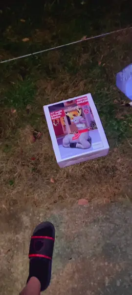 7ft Long Christmas Inflatable Giant White Reindeer — A majestic, eye-catching holiday display that lights up your yard with festive cheer and winter magic. #ChristmasInflatable #HolidayDecor #GiantReindeer #FestiveDisplay #tiktokshopblackfriday 