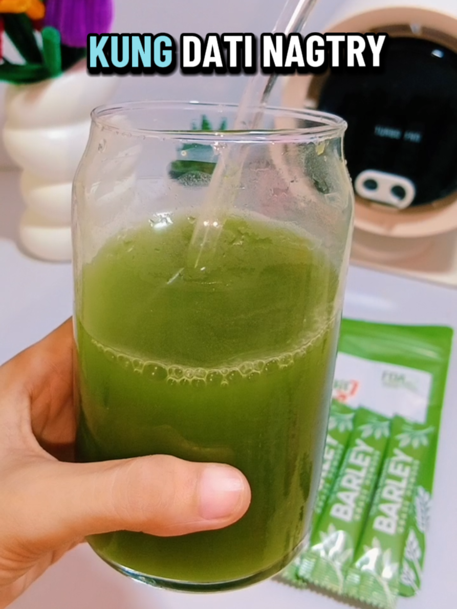 Barley grass powder juice drink✨ #barleygrasspowder  #barleygrass  #barley  #weekit7barleygrass  #weekit7 