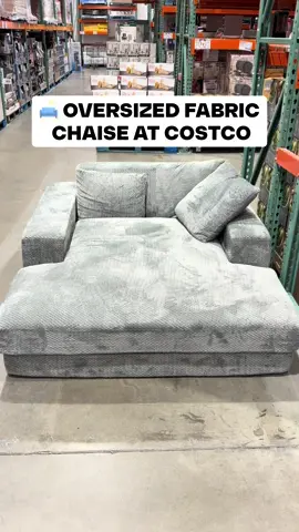 🛋️ Sealy Oversized Fabric Chaise is at Costco and this thing is SO COMFY — the ultimate cozy spot for movie nights, naps, or just sinking in after a long day 😌 $449.99 #costco #furniture 