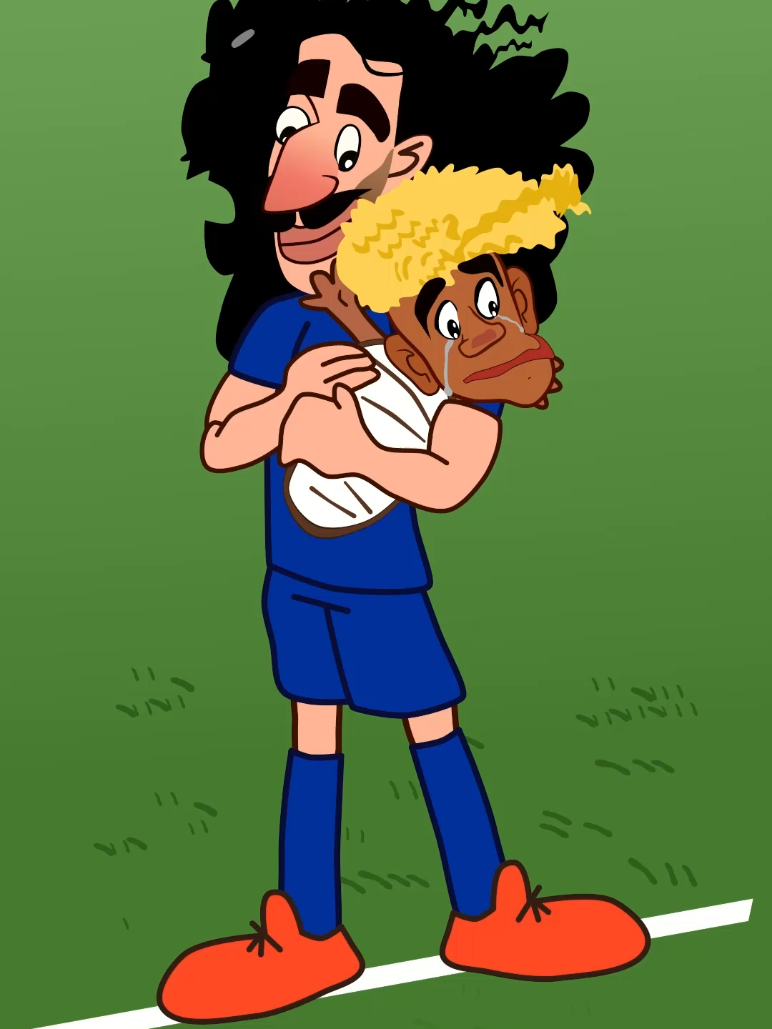 Cucurella owne lamine yamal baby 🤣.  #cucurella #yamal