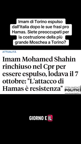 #torino #imam #maschea #politica #basta 