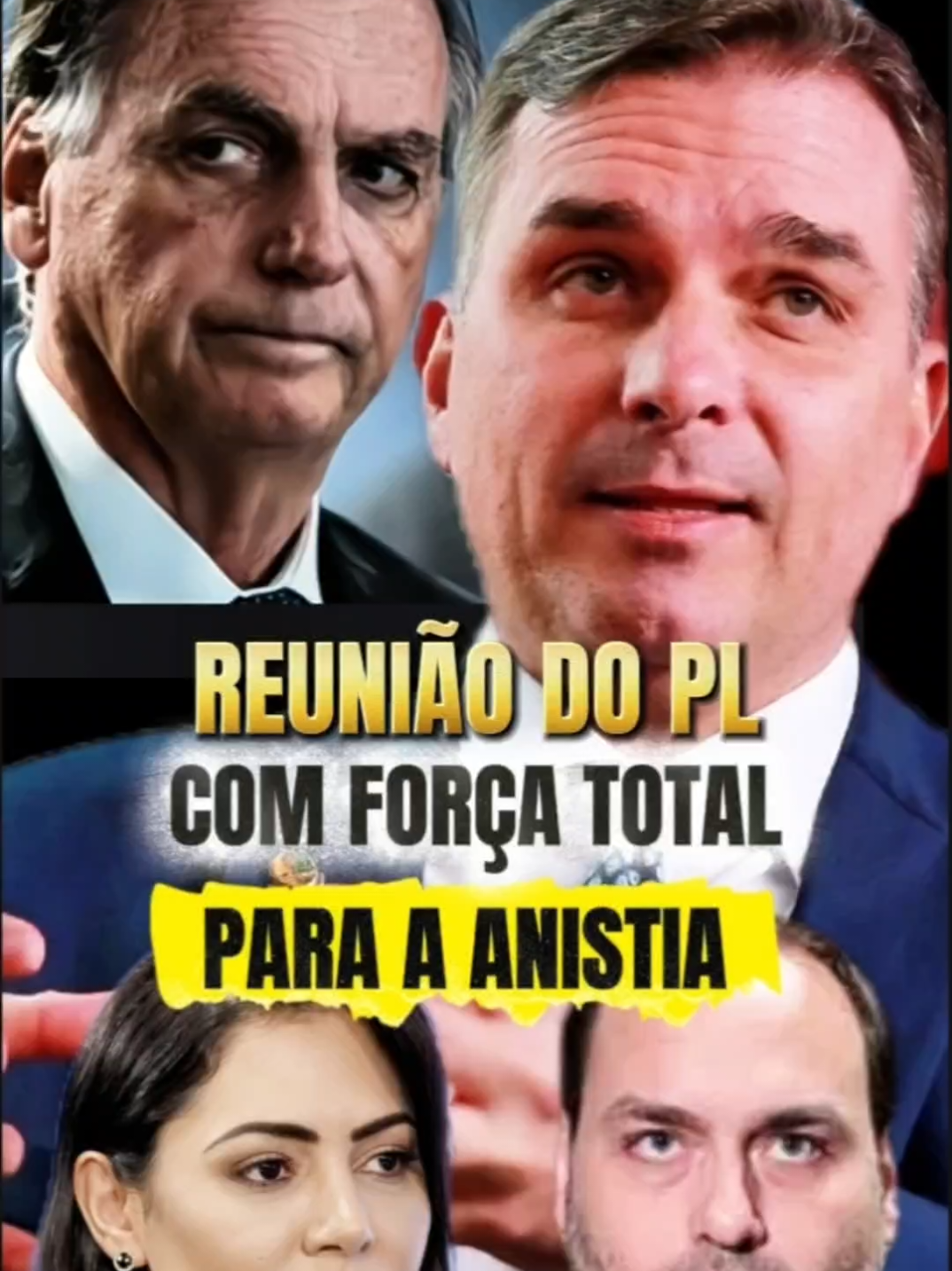 Notícia urgente. Após reunião do PL, Flávio Bolsonaro diz que o foco é a anistia. #bolsonaro #politica #noticias #urgente #direita 