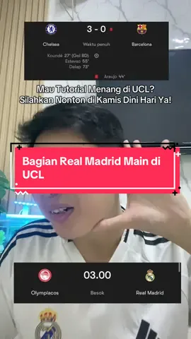 Tetap semangat Barcelona meskipun harus kalah dengan skor 3-0 melawan Juara Club World Cup Chelsea, tapi perlu diingat jika ingin menang di UCL wajib nonton Real Madrid ya melawan Olympiacos 😎 #ucl #barcelona #chelsea #realmadrid #olahragatiktok 