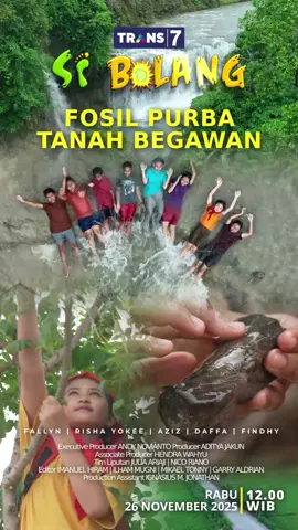 jangan lupa saksikan si bolang hari ini yaa, ada kak @risha_yokee ✨ #fypシ゚  #sibolang  #fosil 