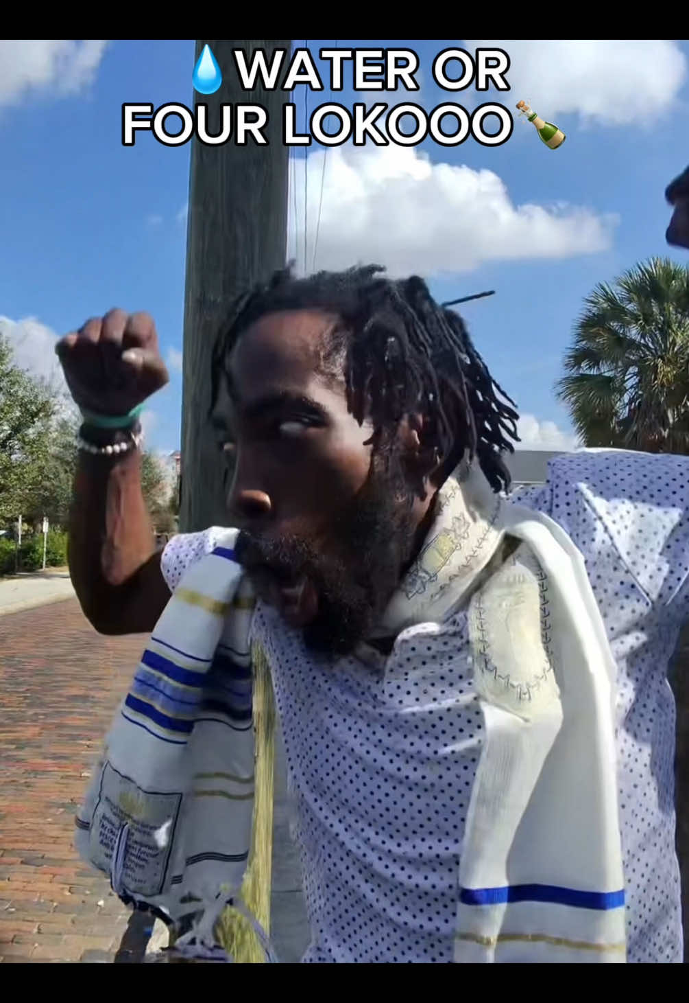 Bro couldn’t stop yelling 😭🤣✌🏽 #fyp #funny #homeless 