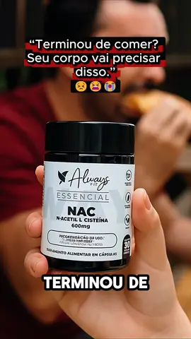 “NAC 600mg 30 capsulas da Always Fit . Promoção no TikTok! ⚠ Este vídeo é apenas informativo. Antes de usar qualquer suplemento, consulte seu médico ou nutricionista.#saudefeminina #saudepreventiva #nac #detoxcorporal #tiktokblackfridaybr 