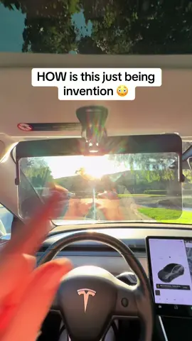 This is a Driving GAMECHANGER #caraccessories #carupgrade #sunvisor #tintedwindows #cargadgets 