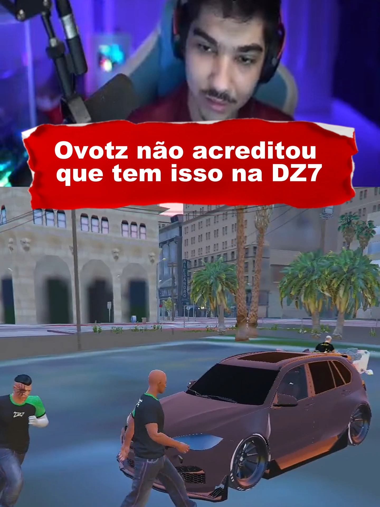 Ovotz não acreditou que tem isso na DZ7 #ovotz #livedoovotz #gtarp #fyp