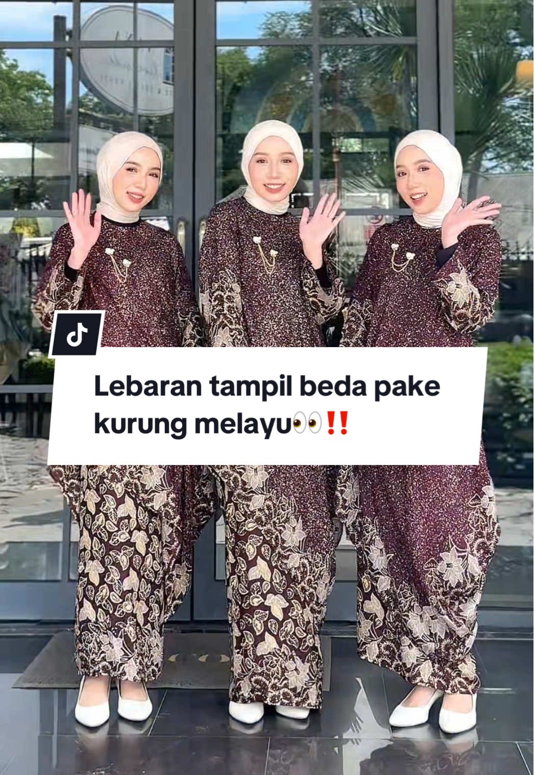 Lebaran tinggal hitungan hari, @Purwakembar aja udah siap tampil kompak dengan One Set Kurung Melayu. Kamu kapan?😍✨ Join LIVE sekarang dan checkout🌙💐 #BatikModern #BajuLebaran2026 #OutfitLebaran #KurungMelayu