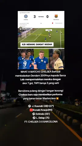 Chelsea Menang Telak atas Barca😱🔥 ..... #Barcelona #Chelsea #HalaMadrid #Ronaldo #Messi 