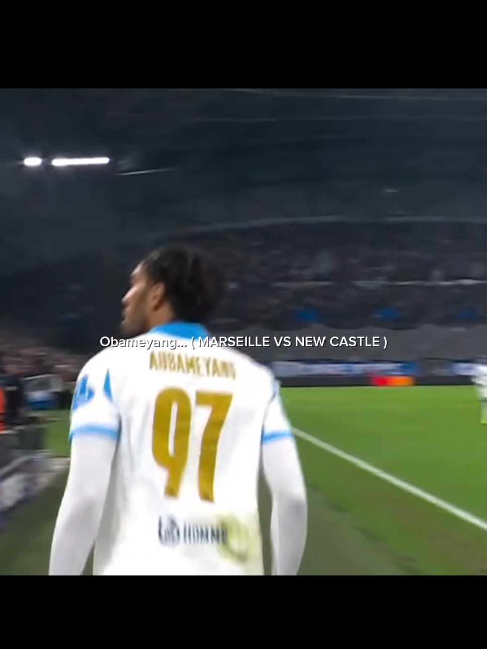 Doublé de Aubameyang* face à Newcastle  #Aubameyang #newcastle #marseille #footballtiktok 